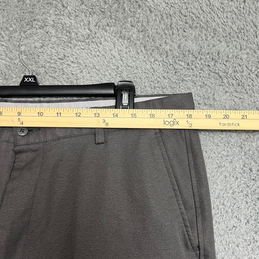 FootJoy Golf Pants Mens 38x30 Gray Excellent Performance Flat Front Chino - Picture 5 of 12